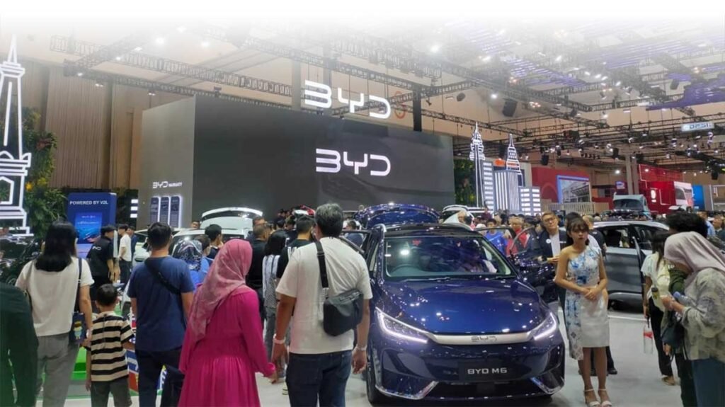 BYD Pemimpin Pasar Mobil Listrik di Indonesia 2024