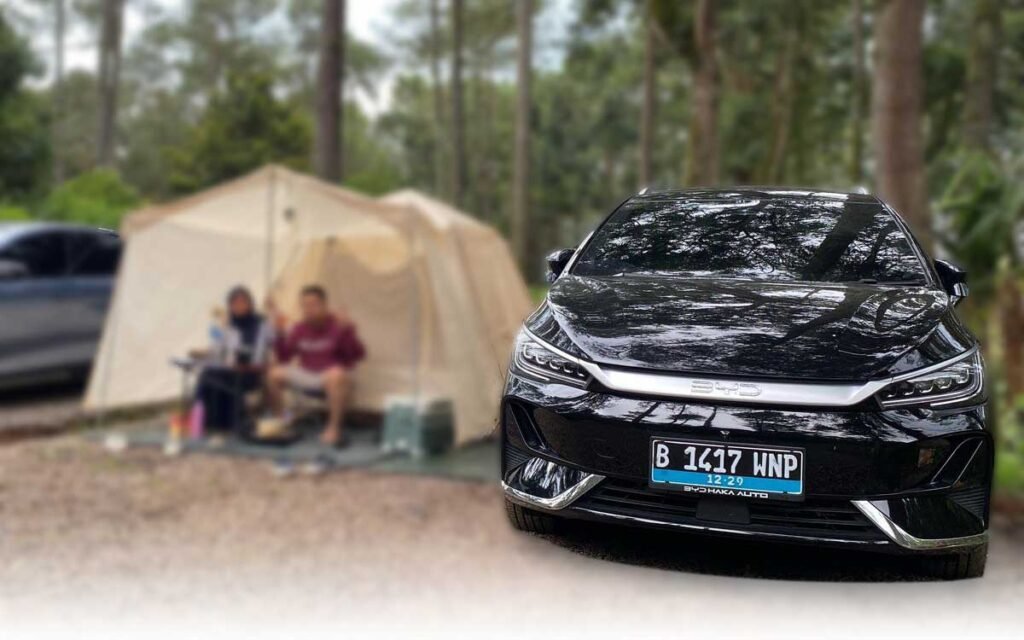 Komunitas Mobil BYD Bandung Menggelar Camping di Lembang